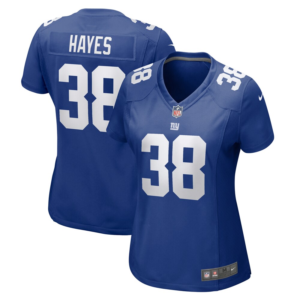 Kaleb Hayes New York Giants Nike Women's  Game Jersey -  Royal