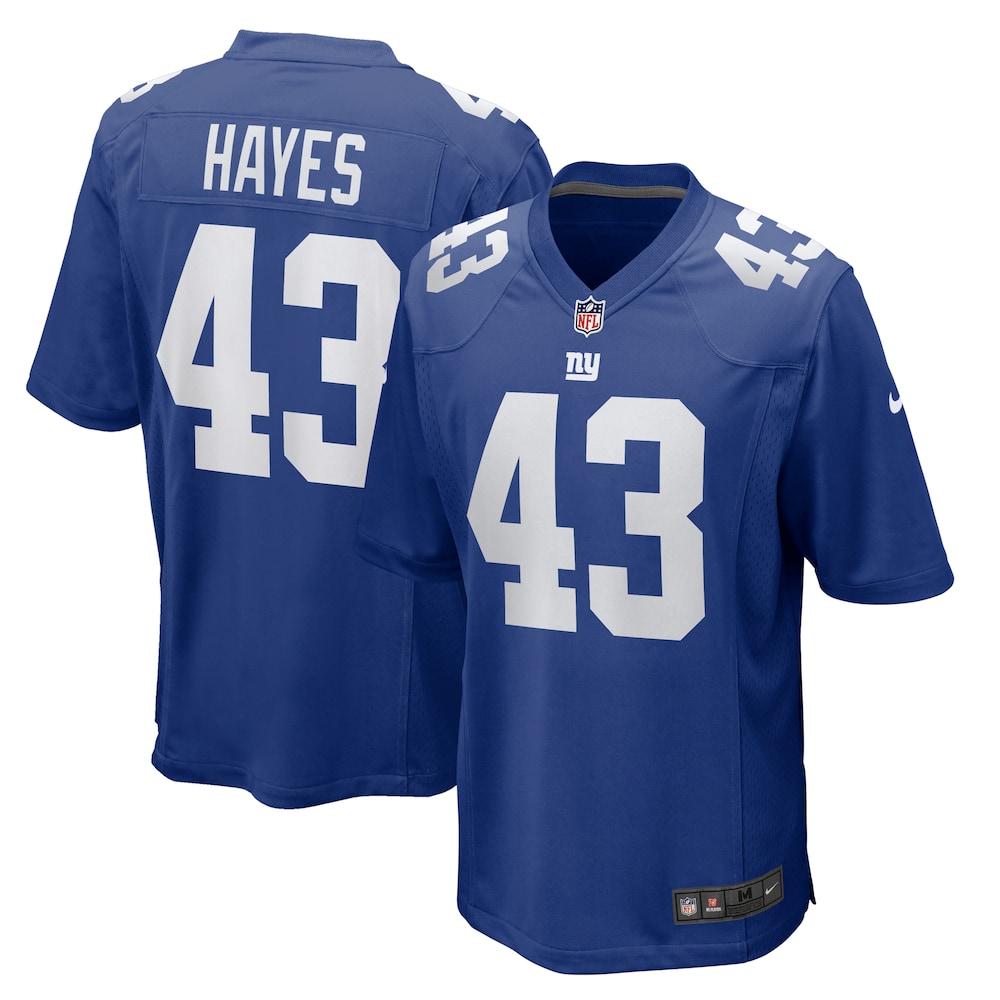 Kaleb Hayes New York Giants Team Game Jersey |  Royal