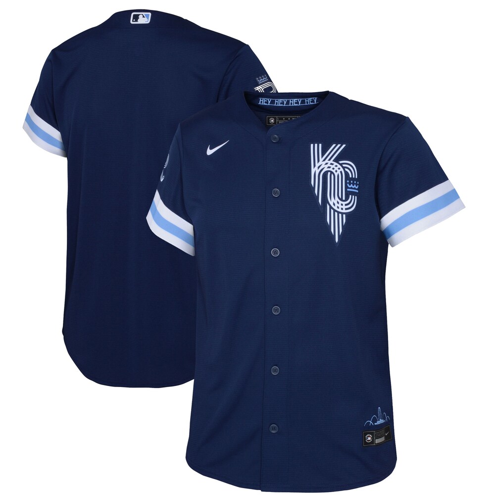 Kansas City Royals Preschool City Connect Replica Jersey - Navy