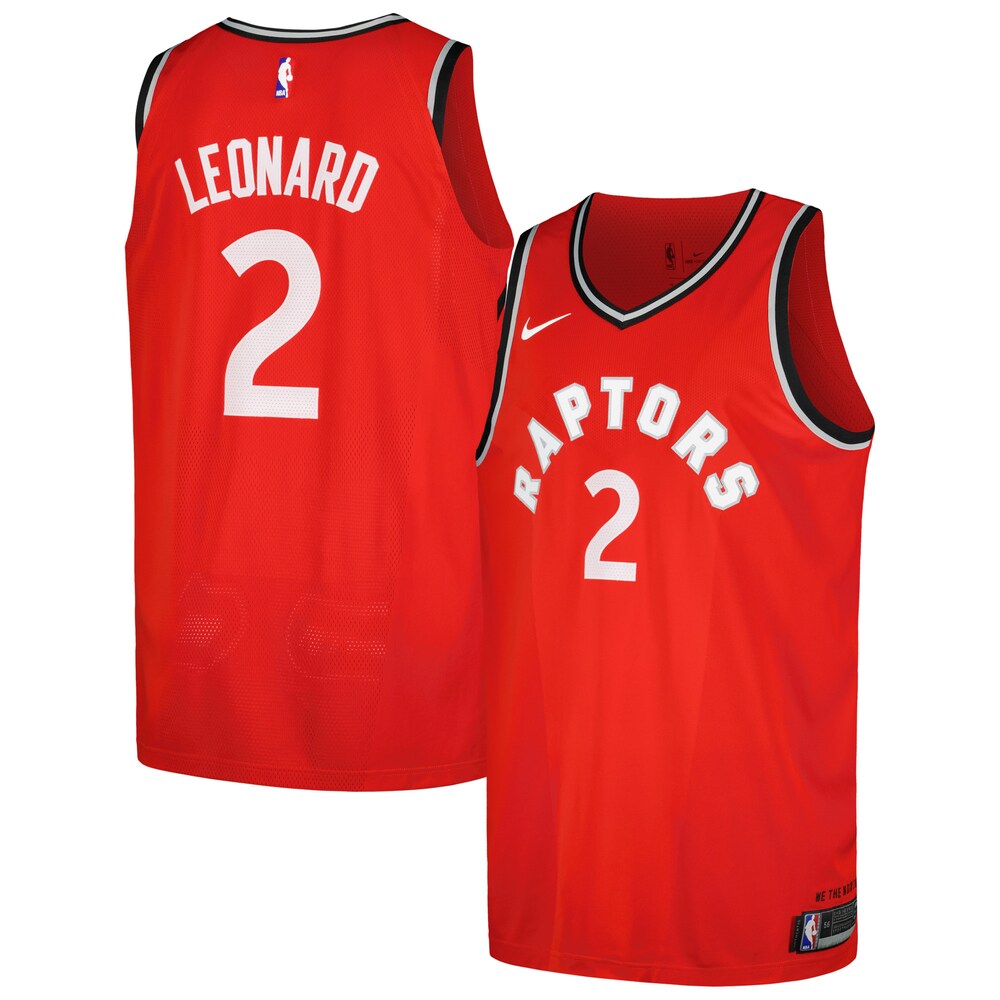 Kawhi Leonard Toronto Raptors Nike Authentic Player Jersey - Icon Edition - Red
