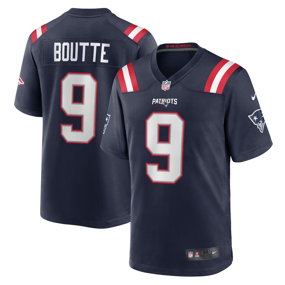 Kayshon Boutte New England Patriots  Game Jersey -  Navy