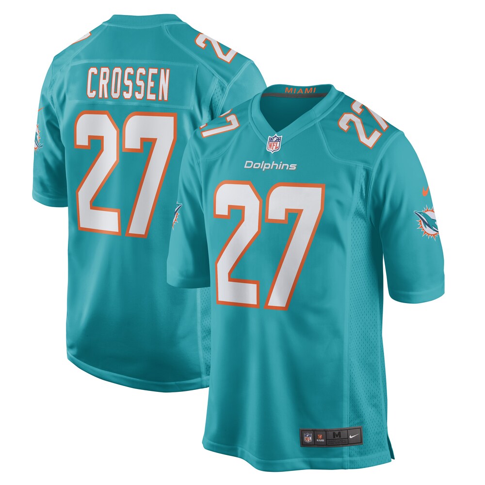 Keion Crossen Miami Dolphins Game Player Jersey | Aqua