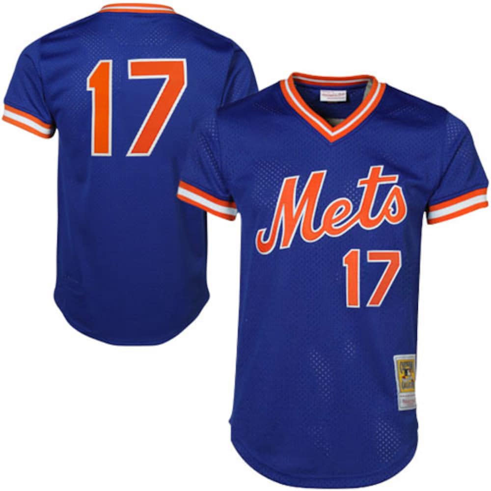 Keith Hernandez New York Mets Mitchell x Ness Cooperstown Mesh Batting Practice Jersey Royal