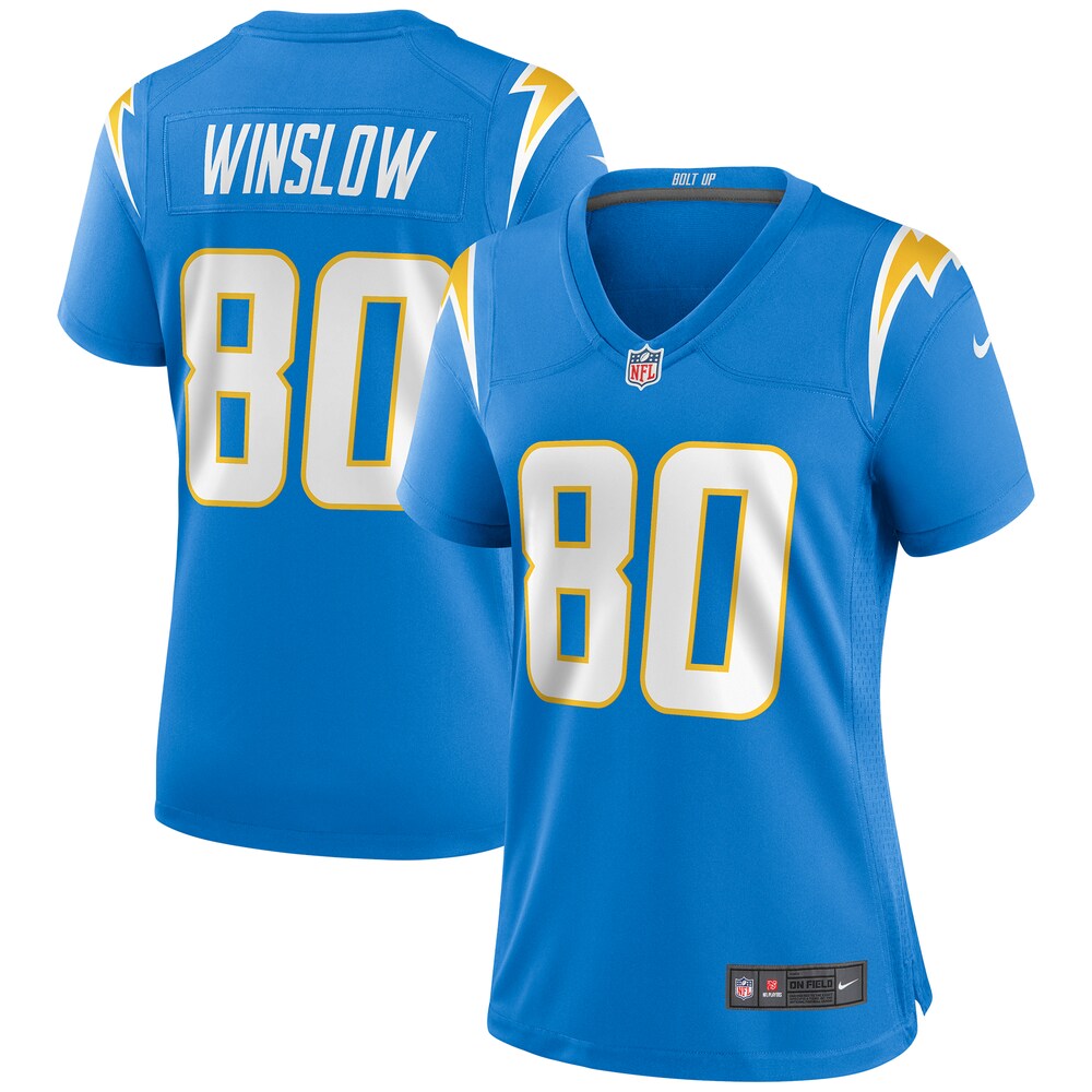 Kellen Winslow Los Angeles Chargers Women's Game Retired Player Jersey | Powder Blue