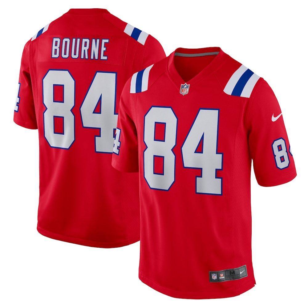 Kendrick Bourne New England Patriots Game Jersey - Red