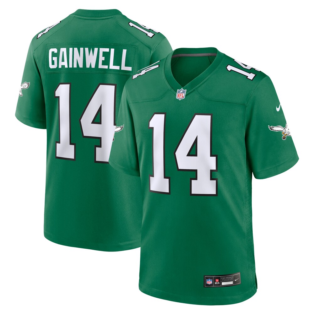 Kenneth Gainwell Philadelphia Eagles Nike Alternate Game Jersey - Kelly Green