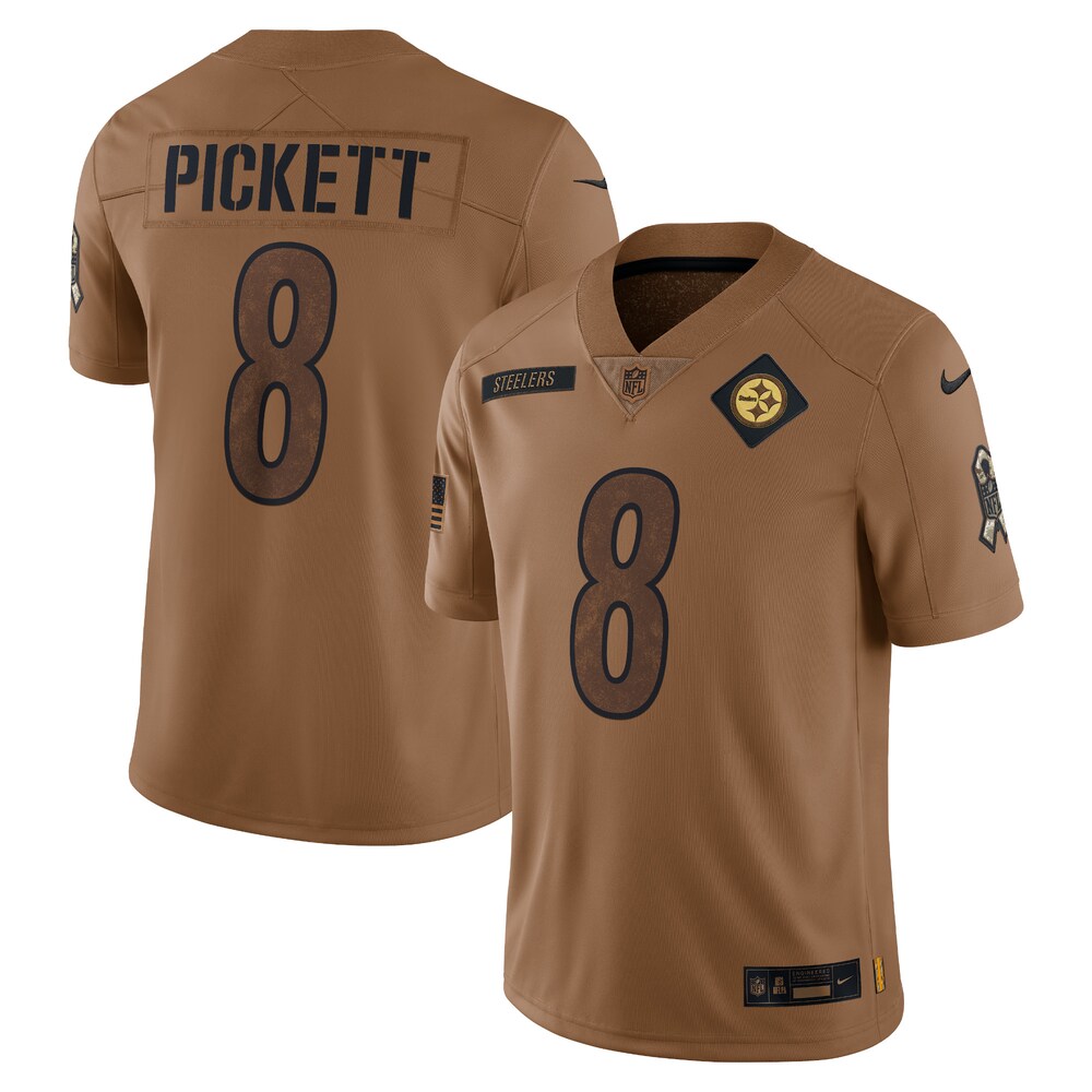 Kenny Pickett Pittsburgh Steelers Salute To Service Limited Jersey - Brown