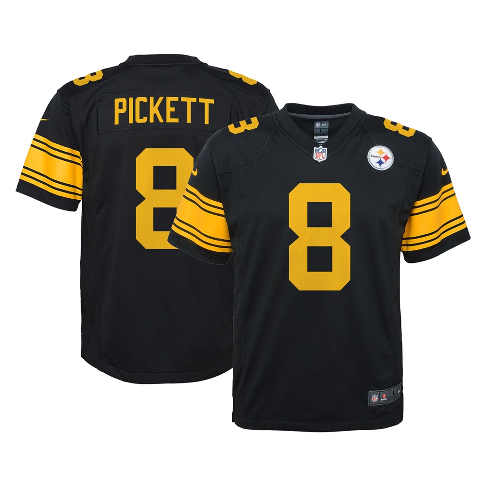 Kenny Pickett Pittsburgh Steelers Youth Game Jersey - Black