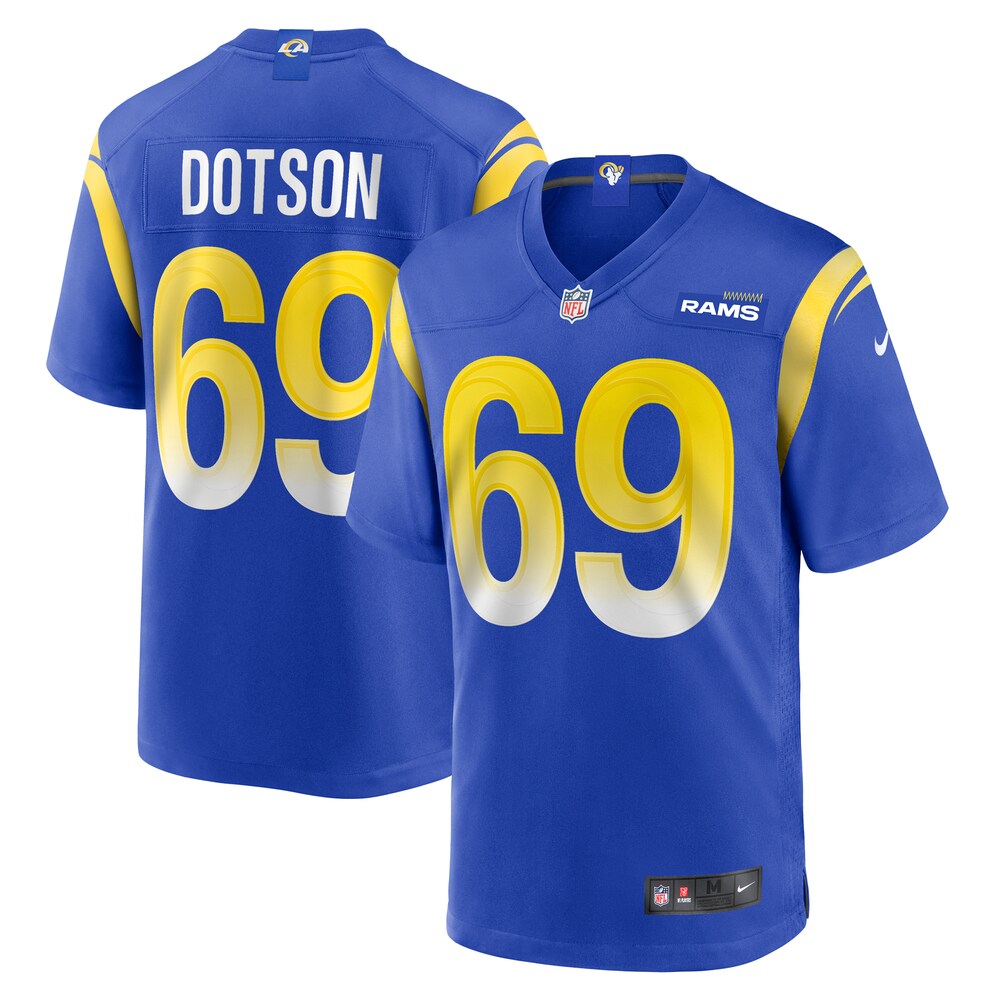 Kevin Dotson Los Angeles Rams Nike  Game Jersey -  Royal