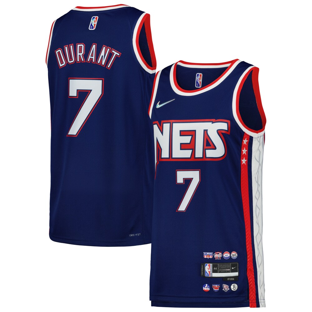 Kevin Durant Brooklyn Nets Nike Swingman Player Jersey - City Edition - Blue
