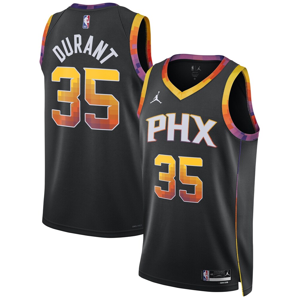 Kevin Durant Phoenix Suns Jordan Brand Unisex Swingman Jersey - Statement Edition - Black