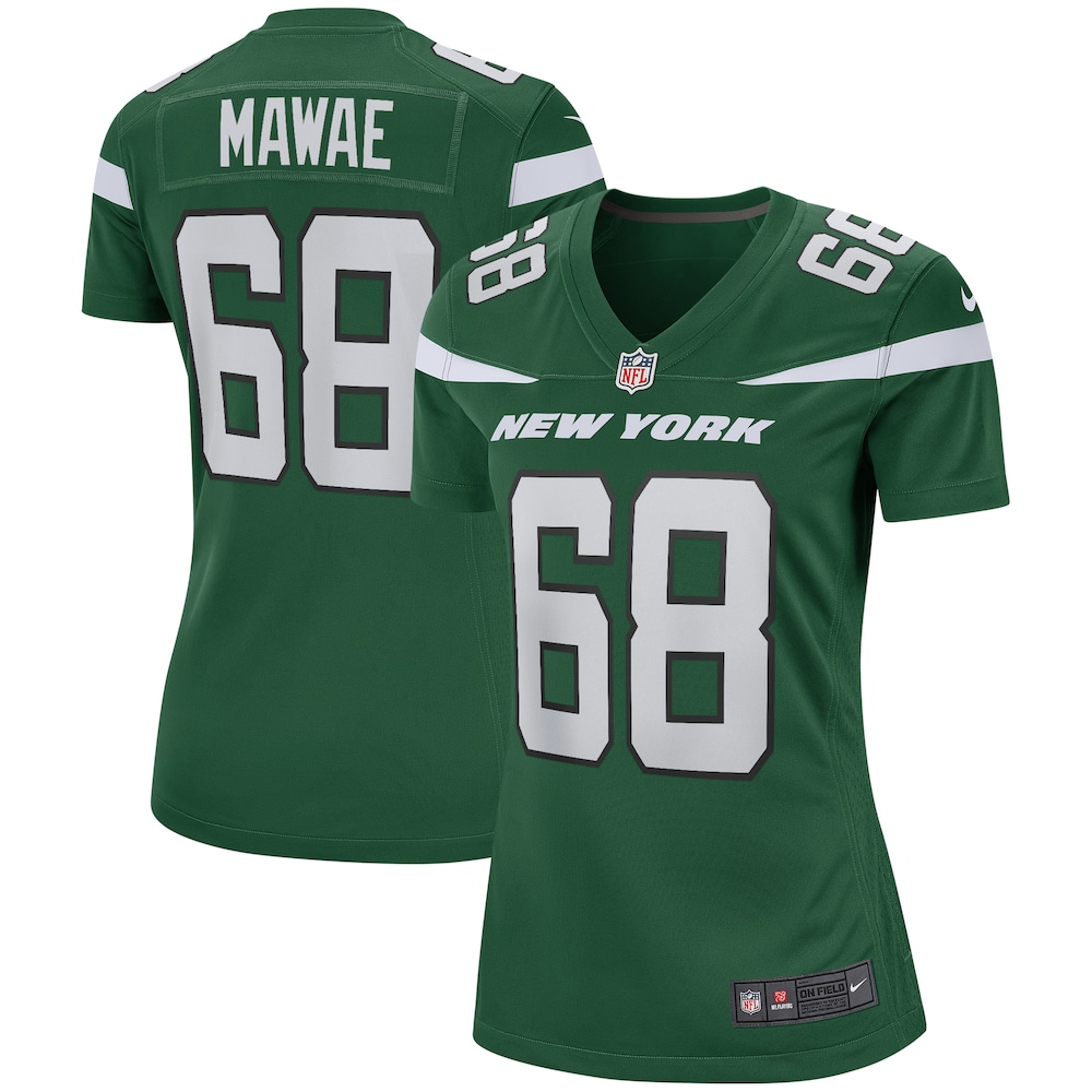 Kevin Mawae New York Jets Women's Game Retired Player Jersey | Gotham Green