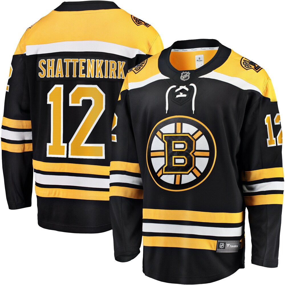 Kevin Shattenkirk Boston Bruins Fanatics Branded Home Breakaway Jersey - Black