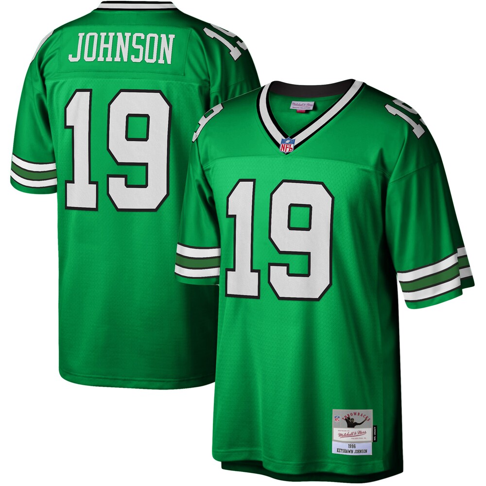 Keyshawn Johnson New York Jets Mitchell & Ness Legacy Replica Jersey - Kelly Green