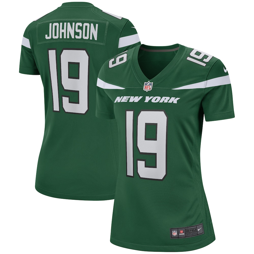 Keyshawn Johnson New York Jets Women's Game Retired Player Jersey - Gotham Green