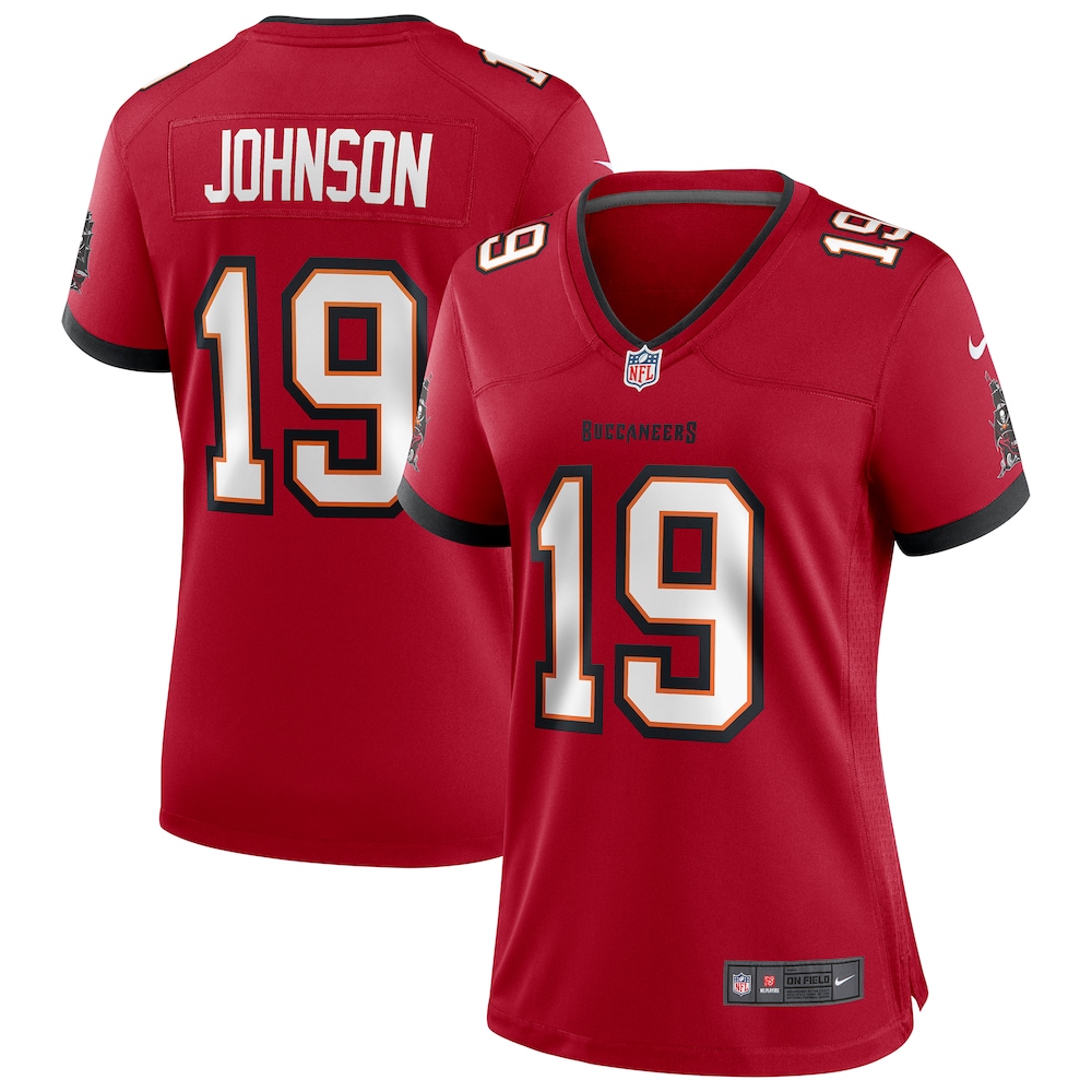 Keyshawn Johnson Tampa Bay Buccaneers Women's Game Retired Player Jersey | Red