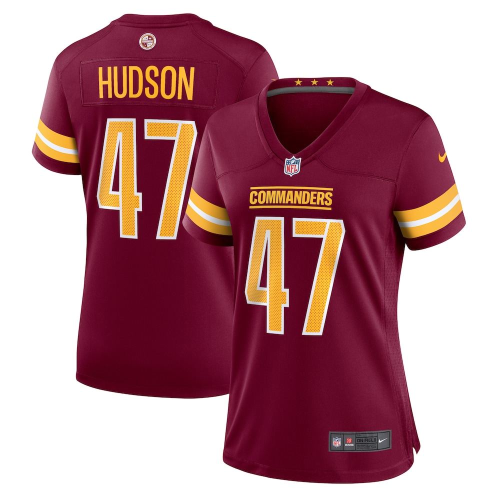 Khaleke Hudson Washington Commanders Women's  Game Jersey |  Burgundy