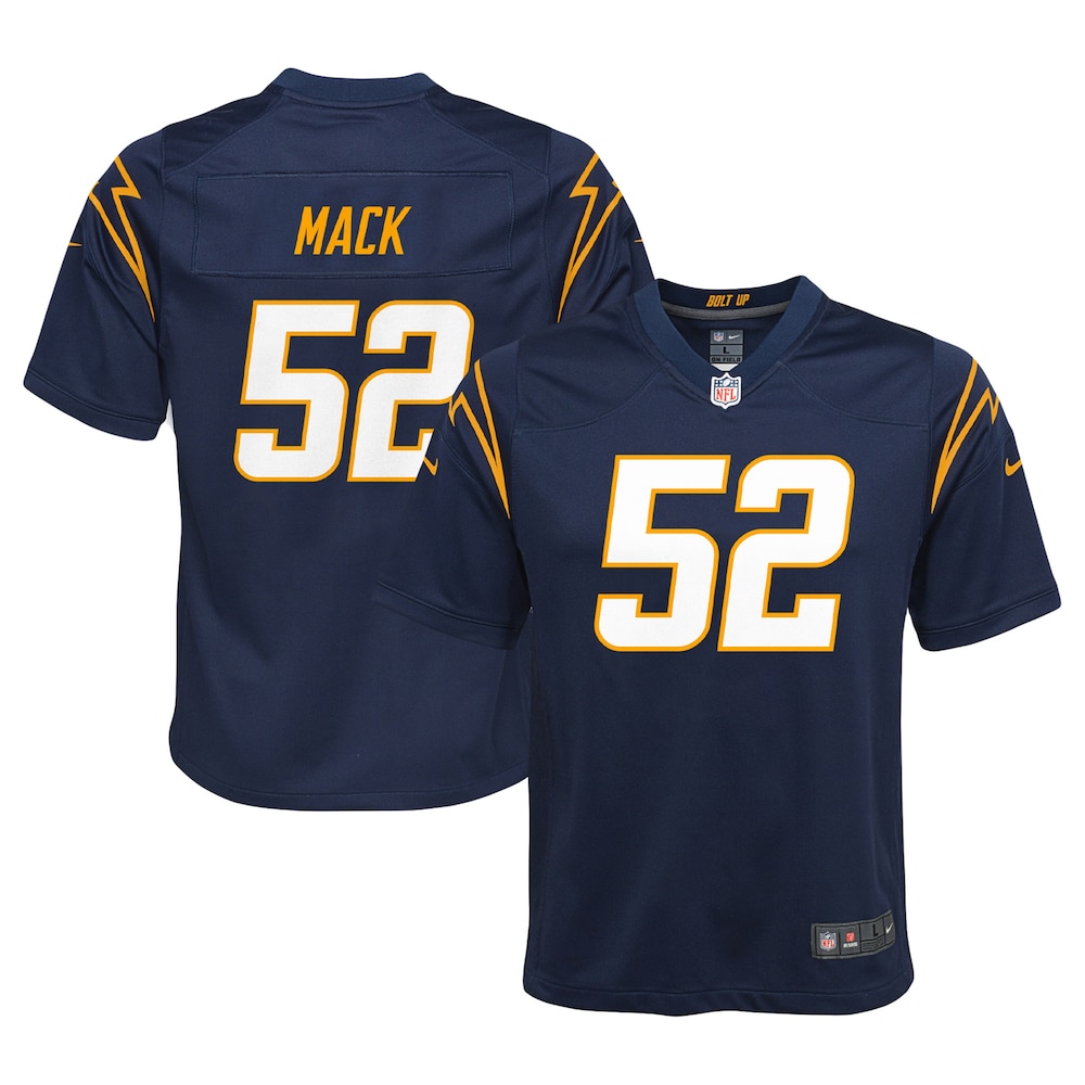 Khalil Mack Los Angeles Chargers Youth Game Jersey - Navy