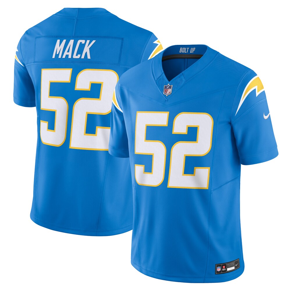 Khalil Mack Los Angeles Chargers Vapor F.U.S.E. Limited Jersey | Powder Blue