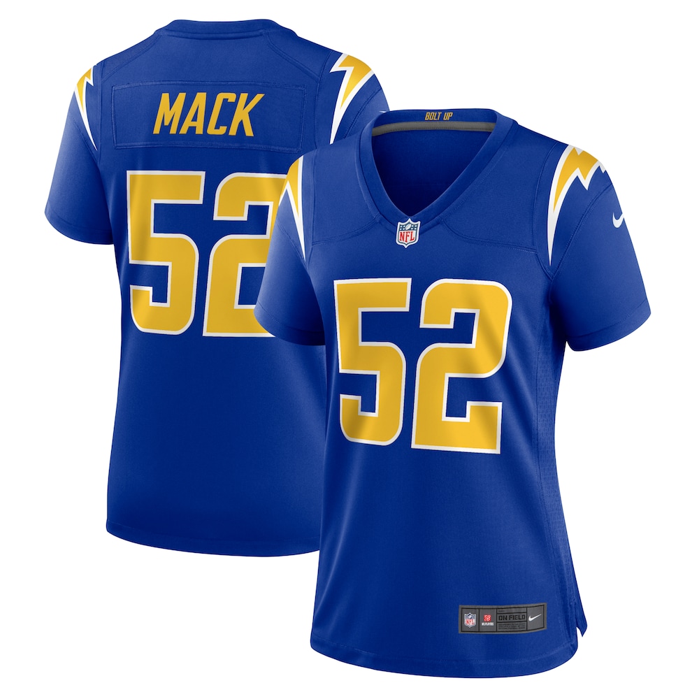 Khalil Mack Los Angeles Chargers Women's Alternate Game Jersey | Royal