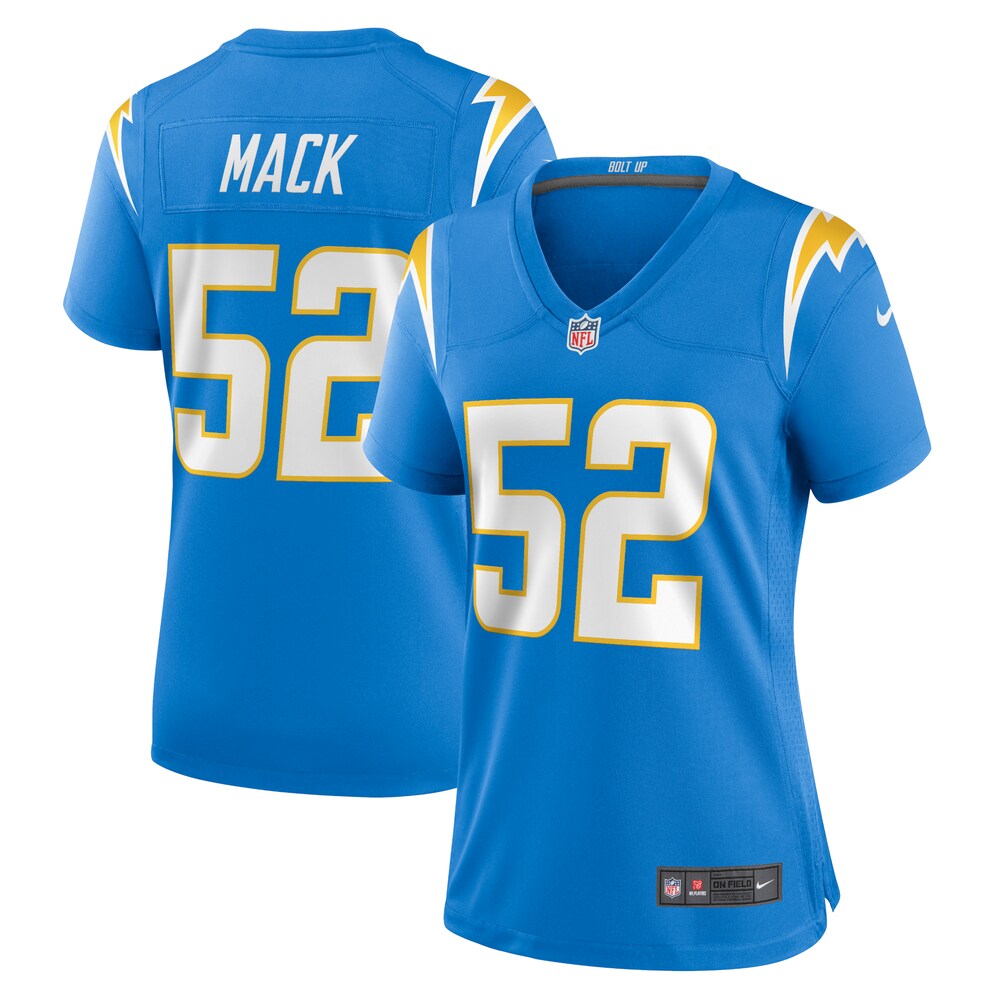 Khalil Mack Los Angeles Chargers Women's Player Jersey | Powder Blue