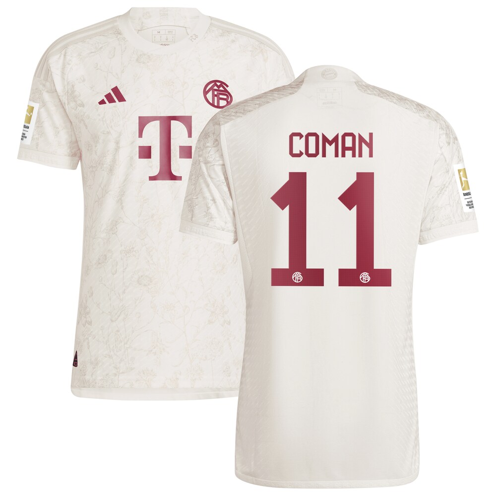 Kingsley Coman Bayern Munich 2023/24 Third Jersey - White