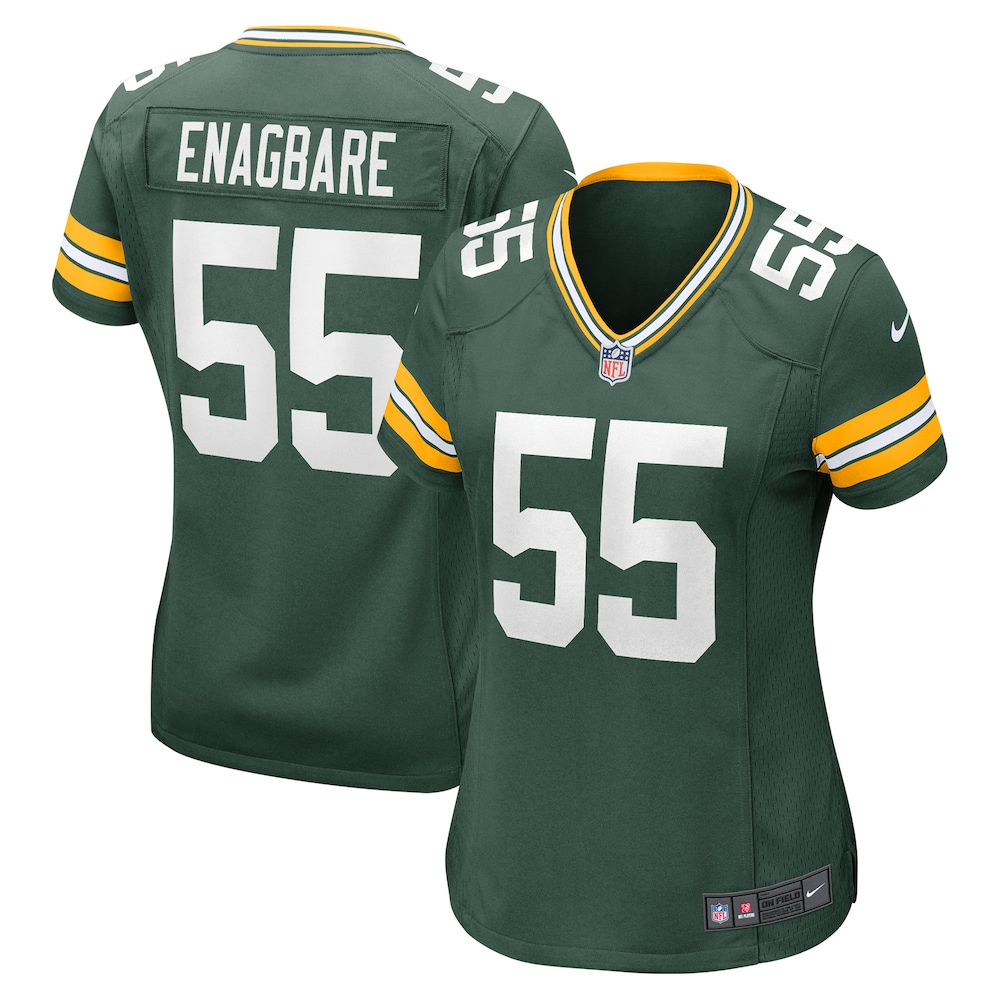 Kingsley Enagbare Green Bay Packers Women's Player Game Jersey - Green