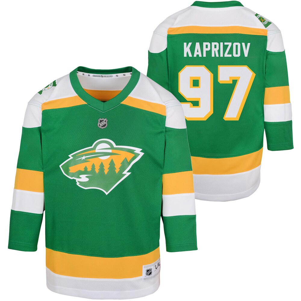 Kirill Kaprizov Minnesota Wild Toddler 2023/24 Alternate Replica Player Jersey - Green