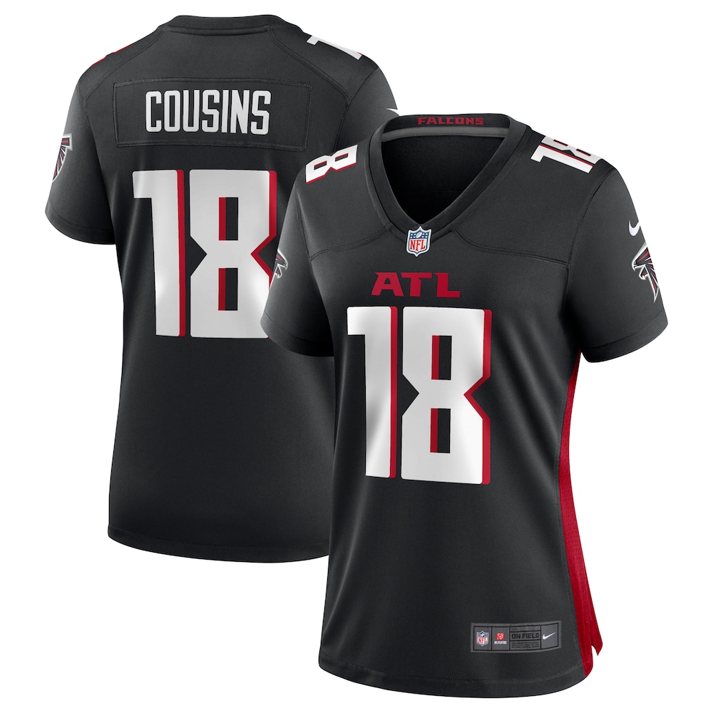 Kirk Cousins Atlanta Falcons Women's Game Player Jersey | Black