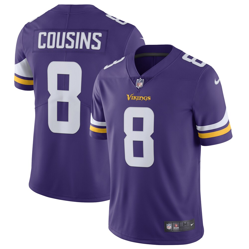 Kirk Cousins Minnesota Vikings Vapor Untouchable Limited Jersey | Purple