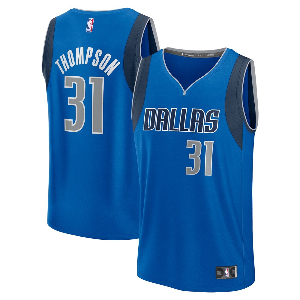 Klay Thompson Dallas Mavericks Fanatics Youth Fast Break Replica Player Jersey | Icon Edition | Blue