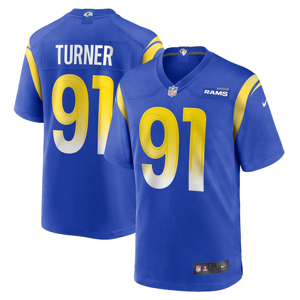 Kobie Turner Los Angeles Rams Home Game Jersey | Royal