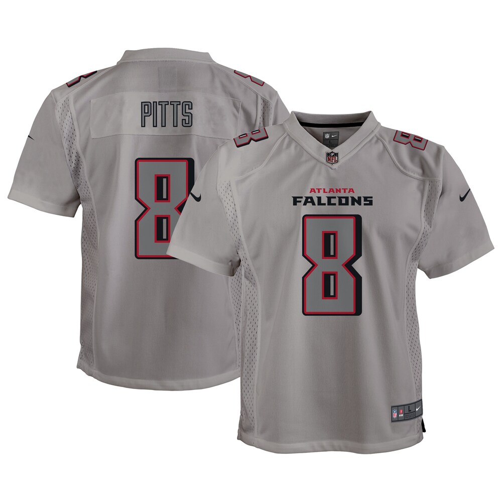 Kyle Pitts Atlanta Falcons Youth Atmosphere Game Jersey | Gray