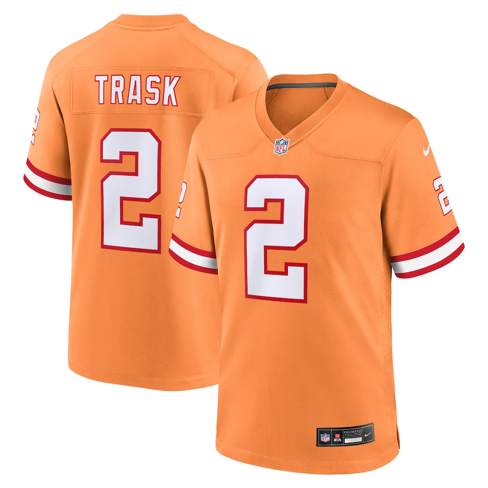 Kyle Trask Tampa Bay Buccaneers Throwback Game Jersey - Orange