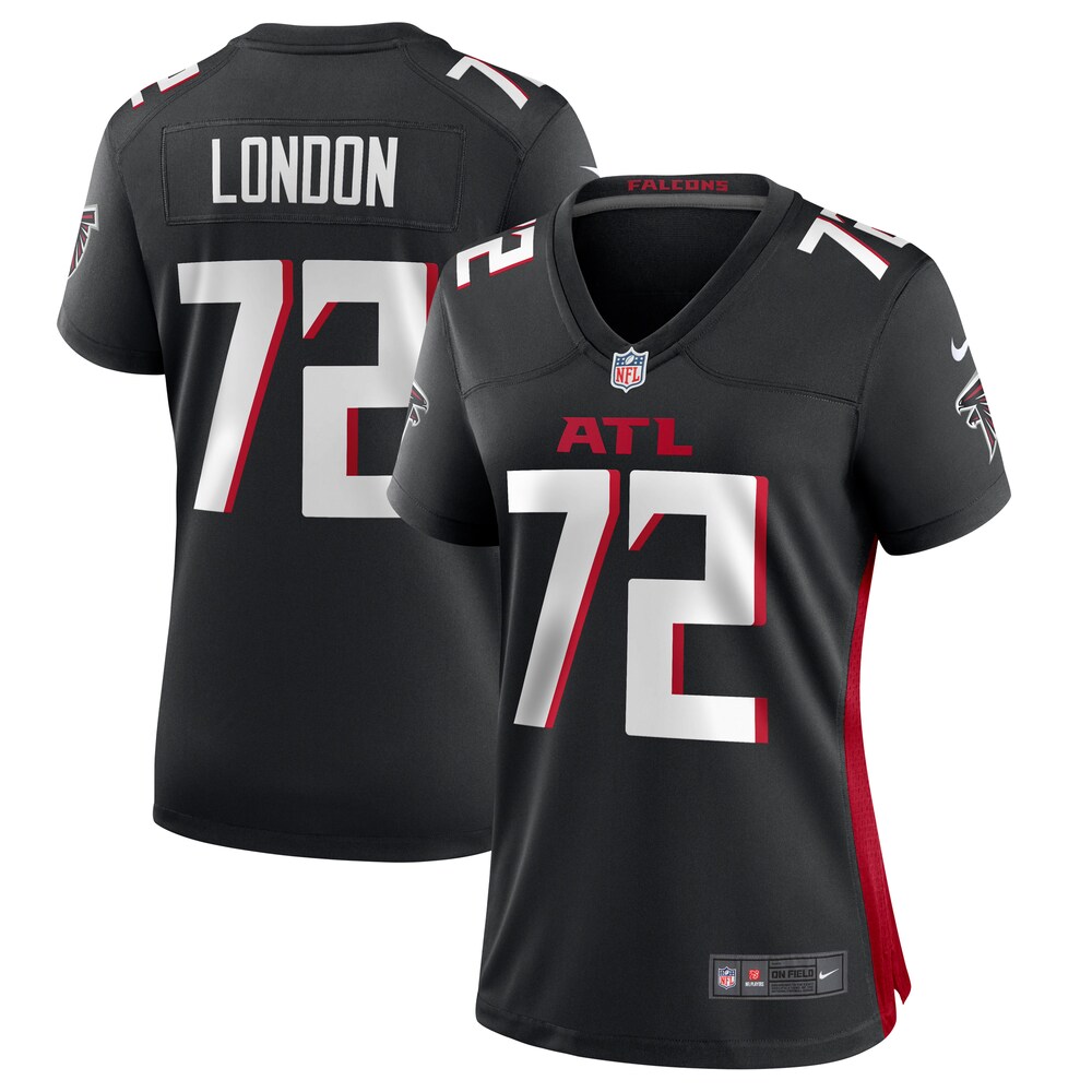 LaCale London Atlanta Falcons Nike Women's  Game Jersey -  Black