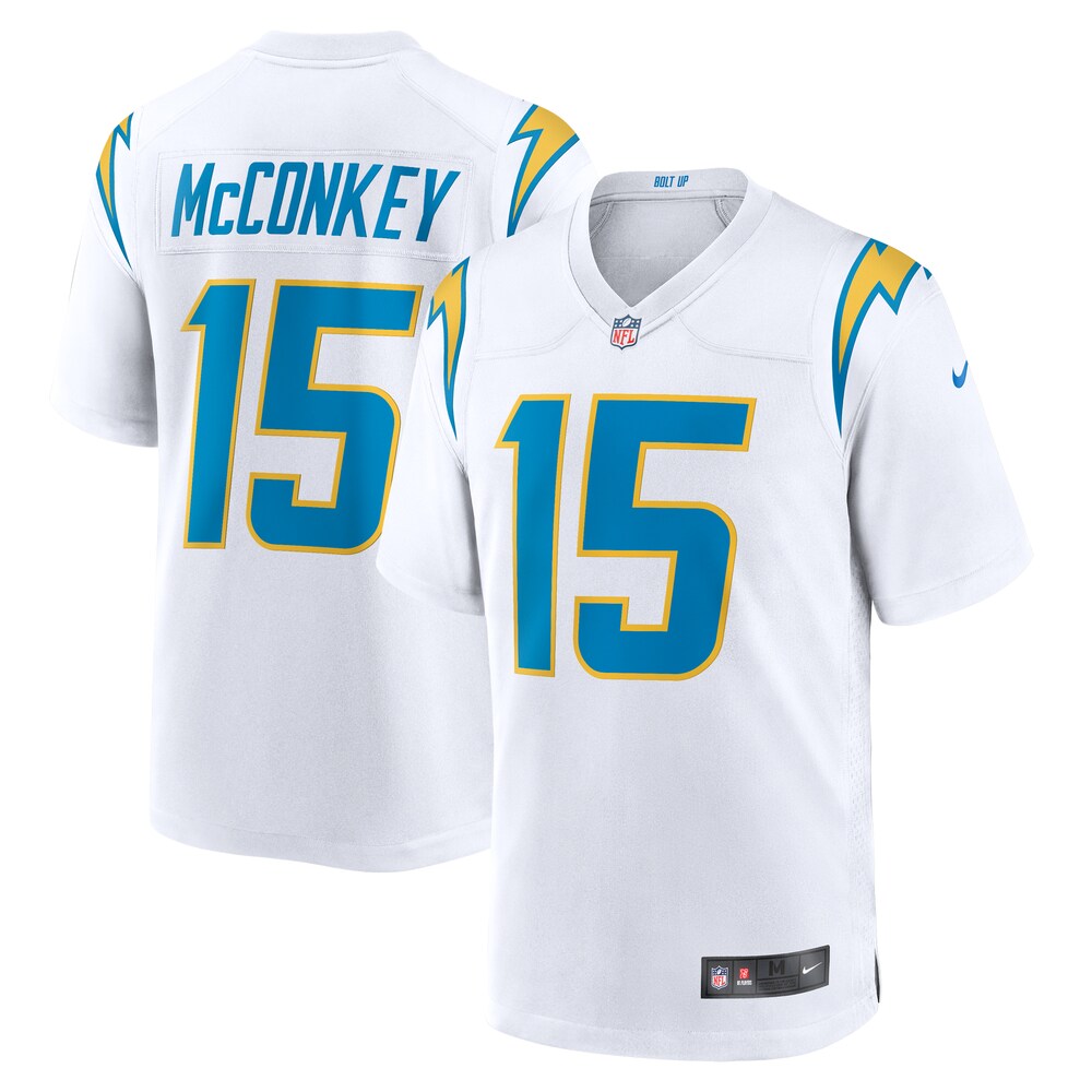 Ladd McConkey Los Angeles Chargers Game Jersey |  White