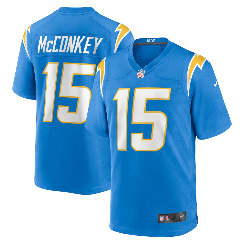 Ladd McConkey Los Angeles Chargers  Player Game Jersey | Powder Blue