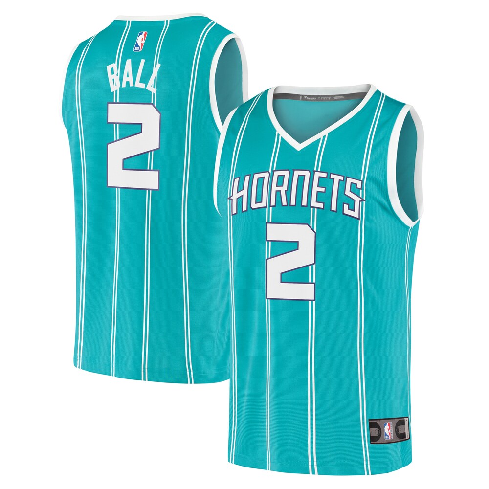 LaMelo Ball Charlotte Hornets Fanatics Fast Break Replica Jersey Teal | Icon Edition