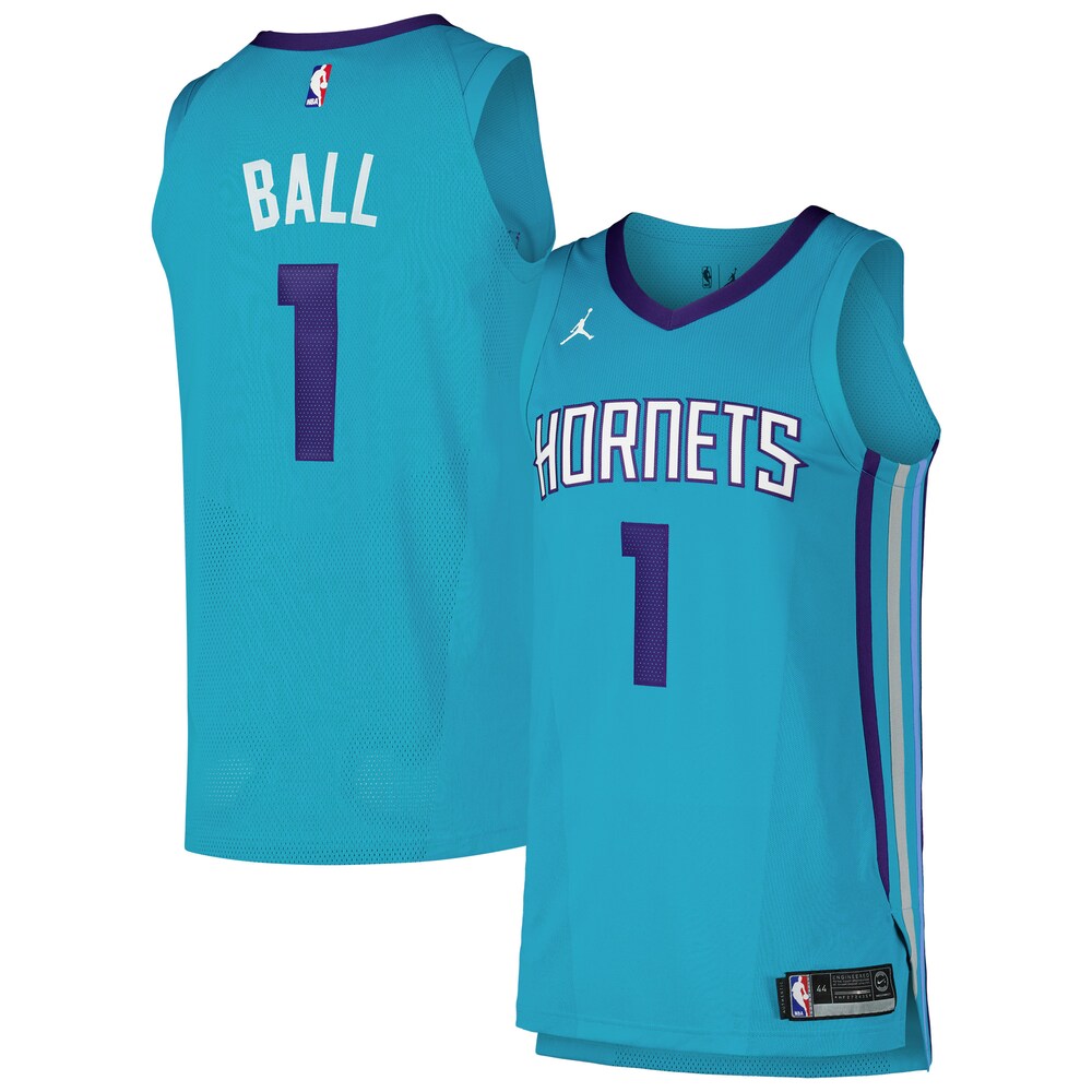 LaMelo Ball Charlotte Hornets Jordan Brand Authentic Player Jersey - Icon Edition - Teal