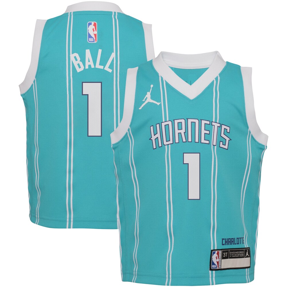 LaMelo Ball Charlotte Hornets Jordan Brand Toddler Swingman Player Jersey - Icon Edition - Teal