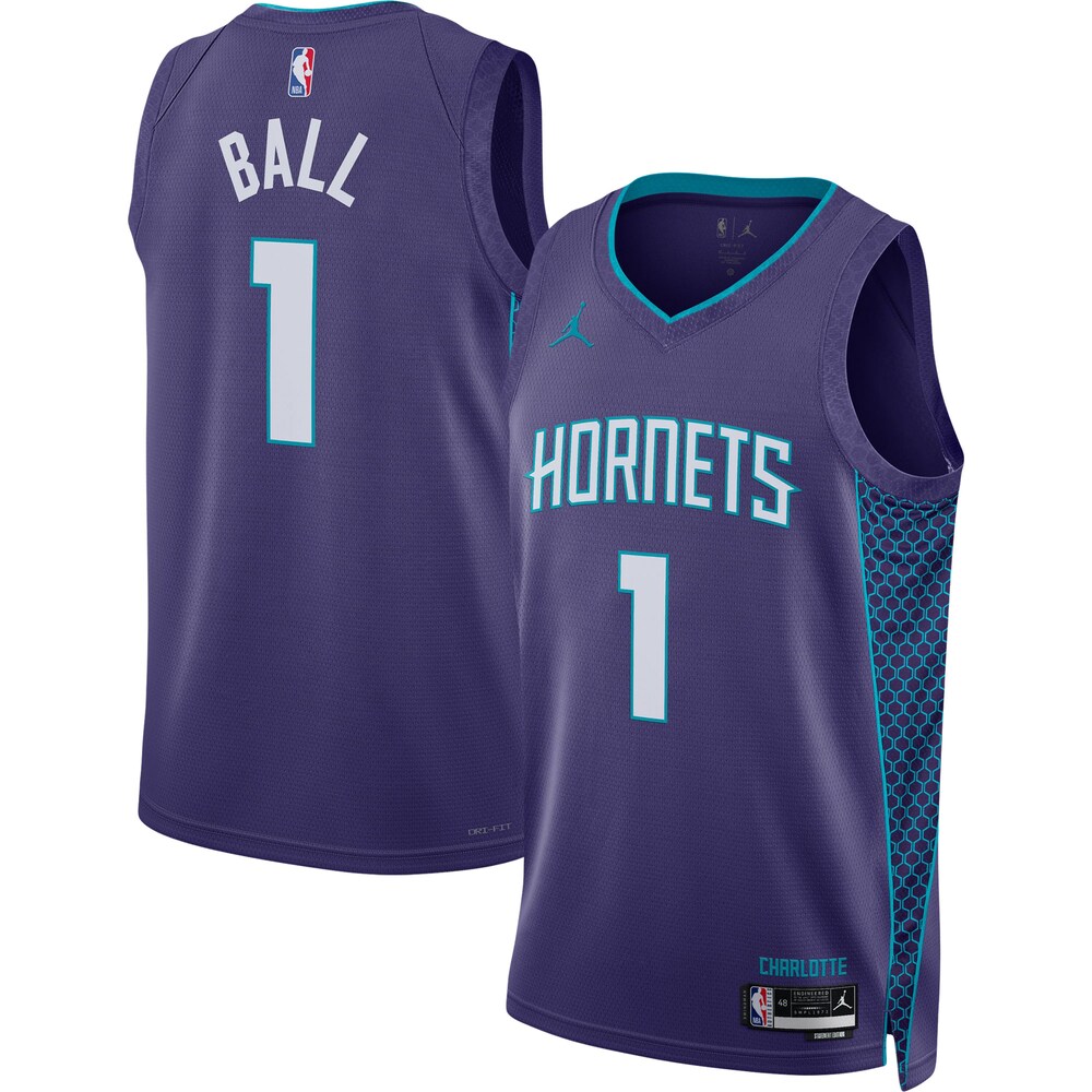 LaMelo Ball Charlotte Hornets Jordan Brand Unisex Swingman Jersey | Statement Edition | Purple