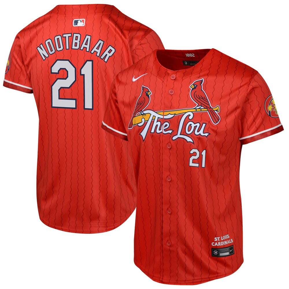 Lars Nootbaar St. Louis Cardinals Youth 2024 City Connect Limited Player Jersey | Red