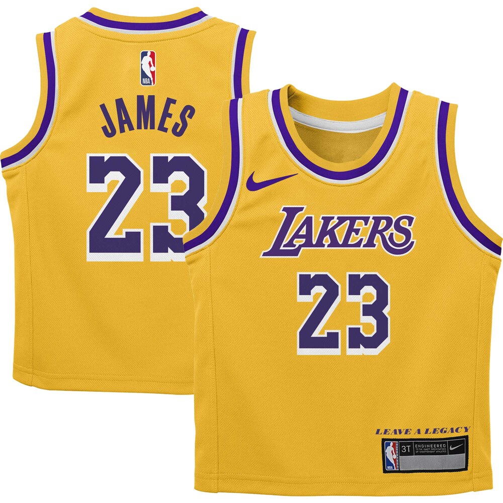 LeBron James Los Angeles Lakers Nike Toddler Swingman Player Jersey - Icon Edition - Gold