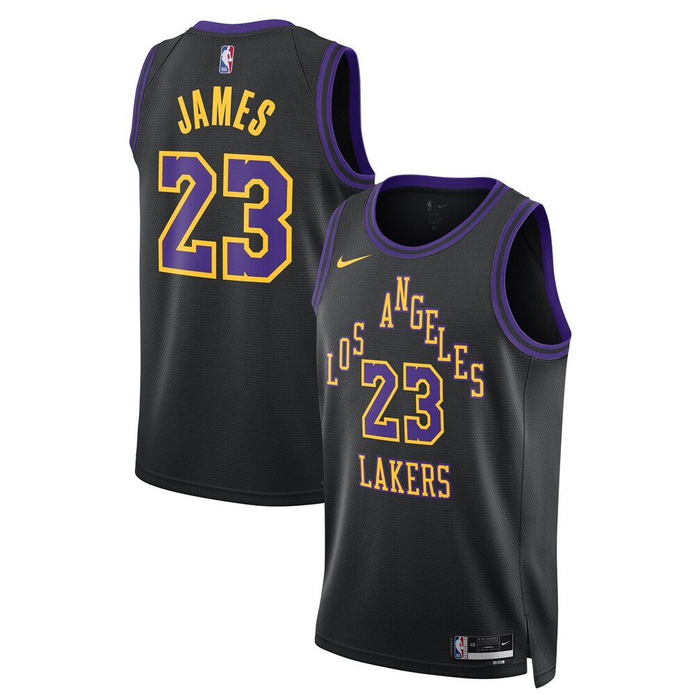 LeBron James Los Angeles Lakers Nike Unisex 2023/24 Swingman Jersey - Black - City Edition