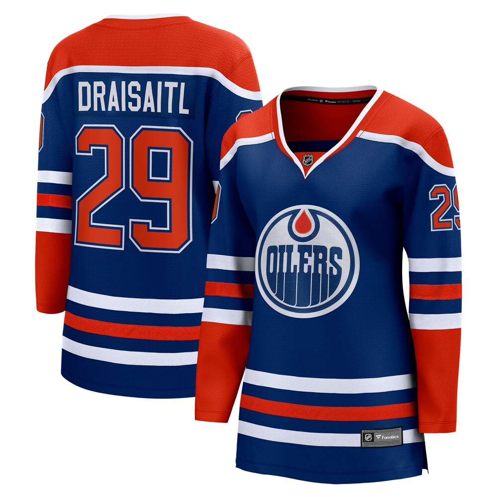 Leon Draisaitl Edmonton Oilers Fanatics Branded Women's Home Breakaway Player Jersey - Royal