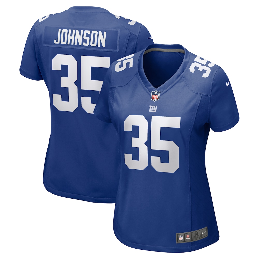 Leonard Johnson New York Giants Women's Game Player Jersey | Royal