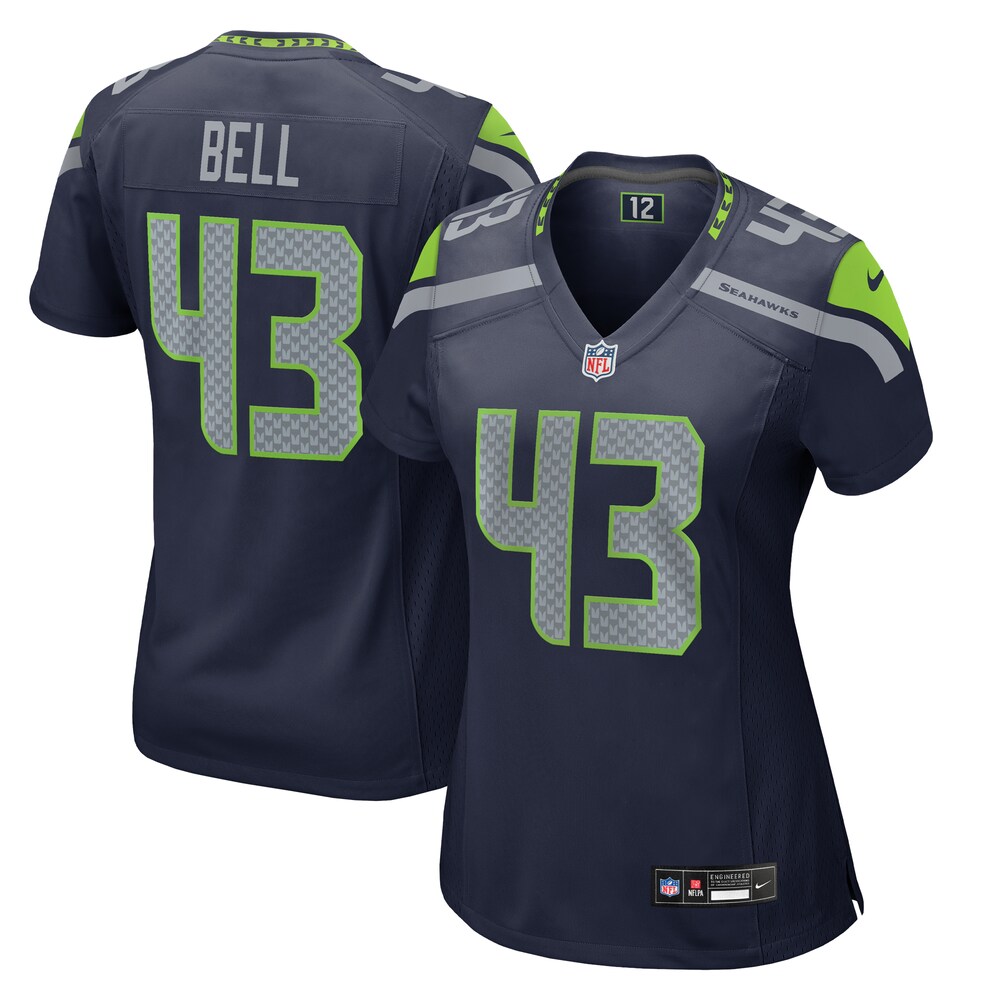 Levi Bell Seattle Seahawks Nike Women's Team Game Jersey - College Navy