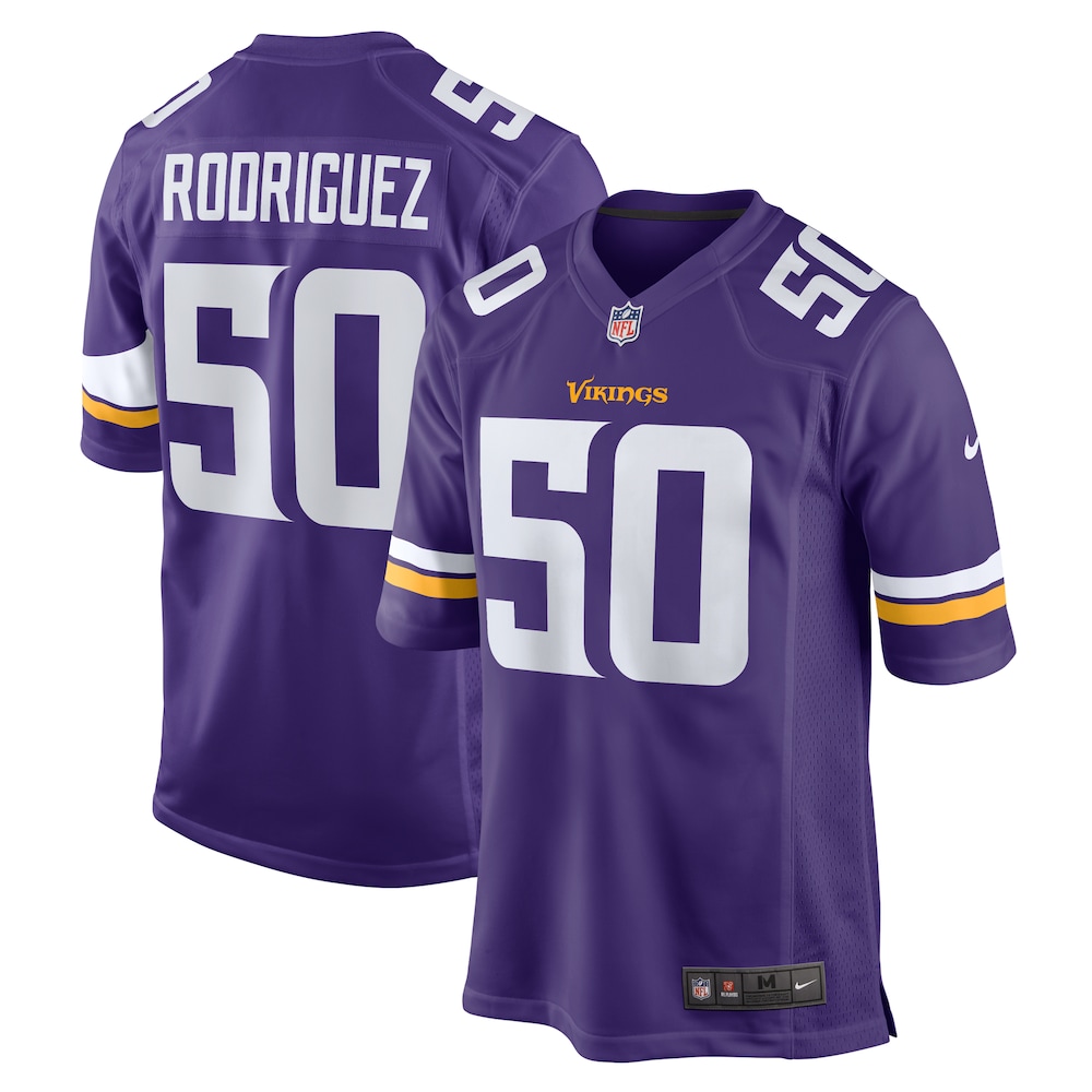 Levi Drake Rodriguez Minnesota Vikings Game Jersey |  Purple