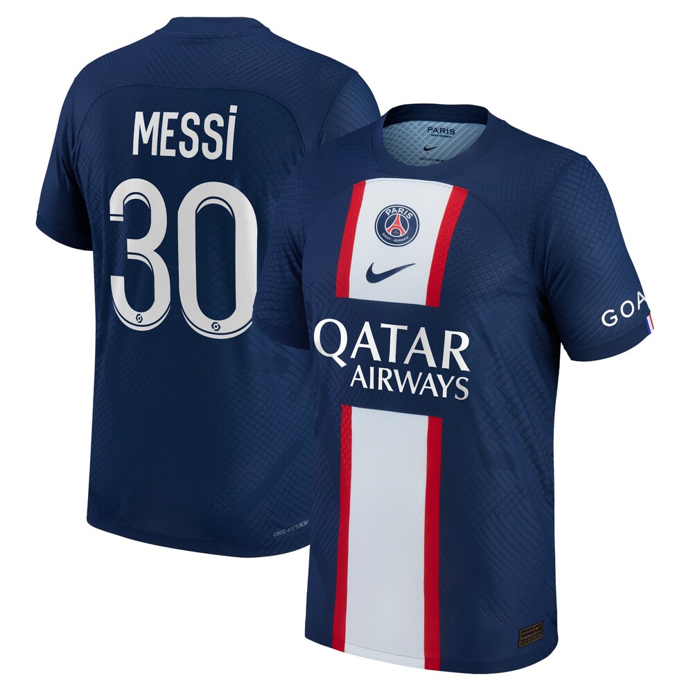 Lionel Messi Paris Saint-Germain Nike 2022/23 Home Player Jersey - Blue