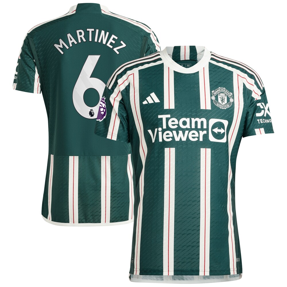 Lisandro MartÃ­nez Manchester United 2023/24 Away Player Jersey - Green
